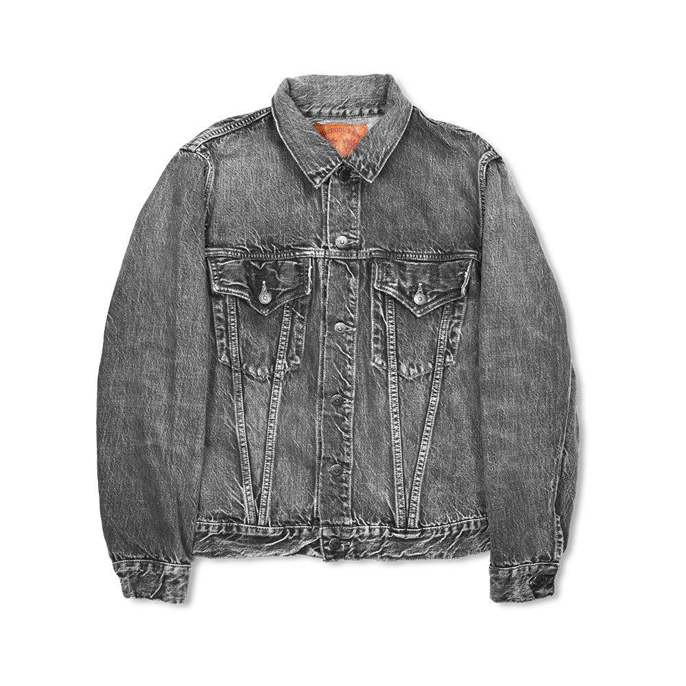2101BKHW Type3 Black Denim Jacket Dartford FULLCOUNT