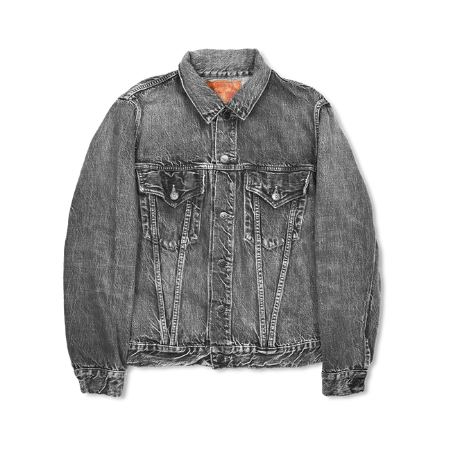 2101BKHW Type3 Black Denim Jacket Dartford FULLCOUNT