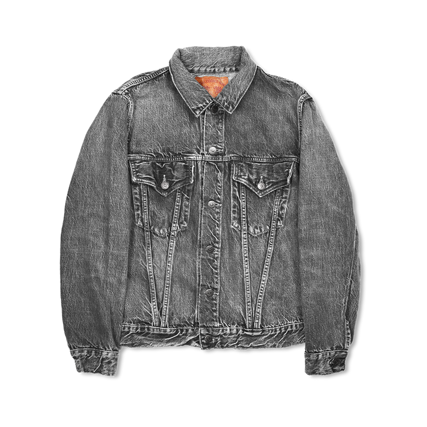 2101BKHW Type3 Black Denim Jacket Dartford FULLCOUNT