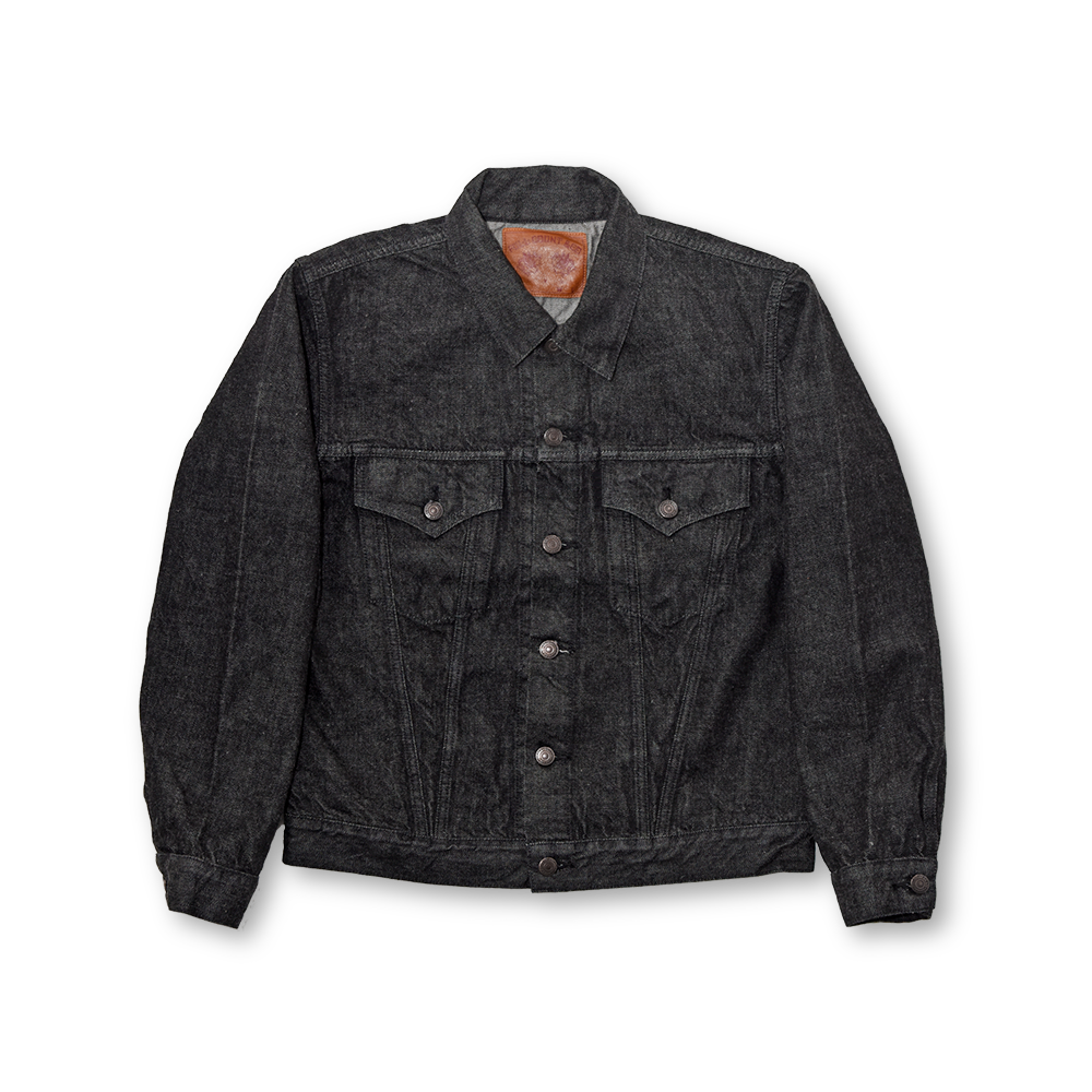 2101BK Type 3 Black Denim Jacket