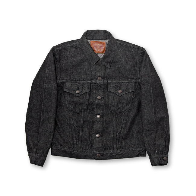 2101BK Type 3 Black Denim Jacket