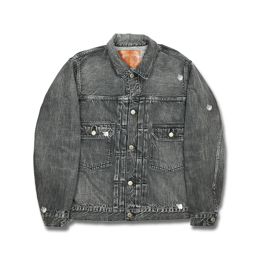 2102BKHW-SP　ブラック　デニムジャケット-FULLCOUNT-フルカウント