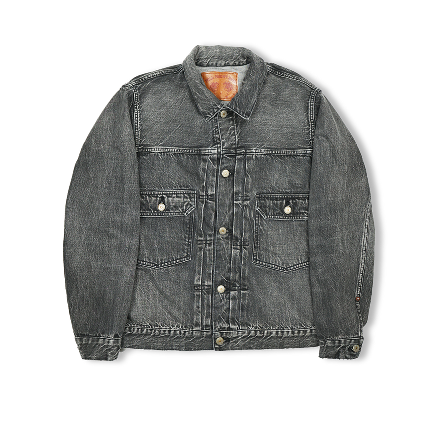 2102BKHW　ブラック　デニムジャケット-FULLCOUNT-フルカウント-13.7Oz