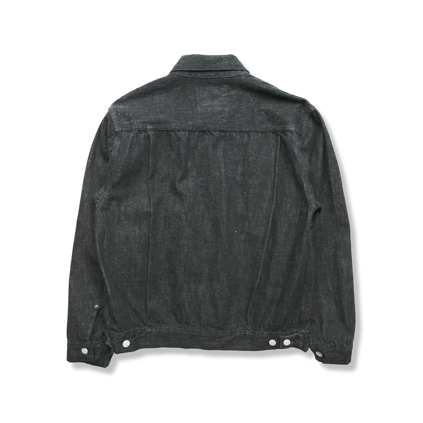 2102BKSS Type 2 Black Denim Jacket (Super Smooth)