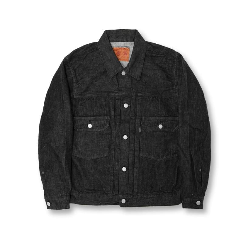 2102BK Type2 Black Denim Jacket