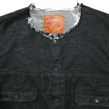 【2025AW) 2103BK Type2 Oversized Black Denim Jacket