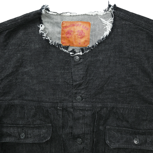 【2025AW) 2103BK Type2 Oversized Black Denim Jacket