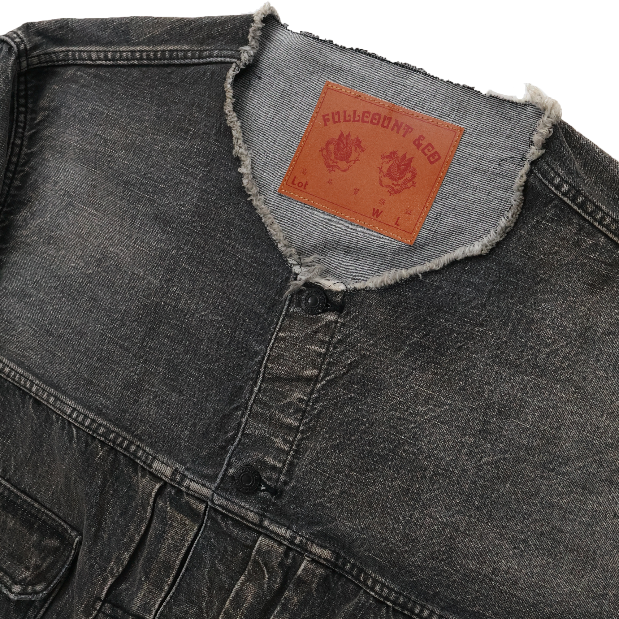 【2025AW】2103BKHW Type 2 Oversized Black Denim Jacket “Dartford”