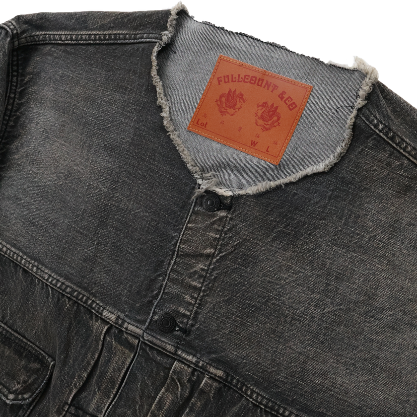 【2025AW】2103BKHW Type 2 Oversized Black Denim Jacket “Dartford”