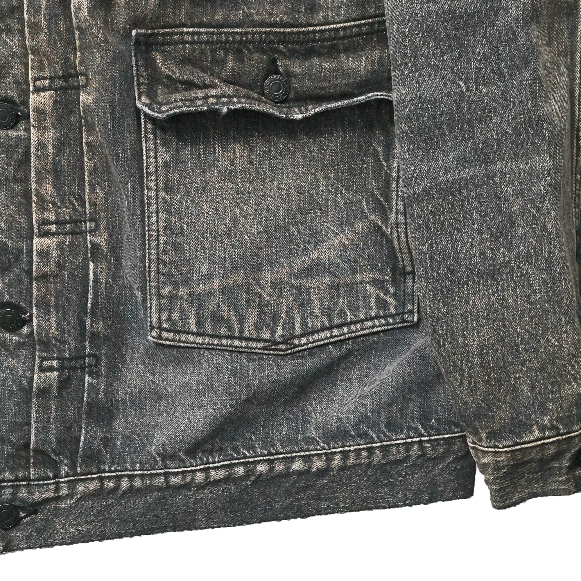 【2025AW】2103BKHW Type 2 Oversized Black Denim Jacket “Dartford”