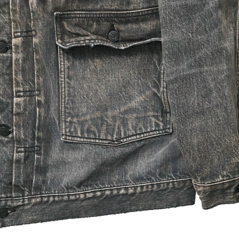 【2025AW】2103BKHW Type 2 Oversized Black Denim Jacket “Dartford”