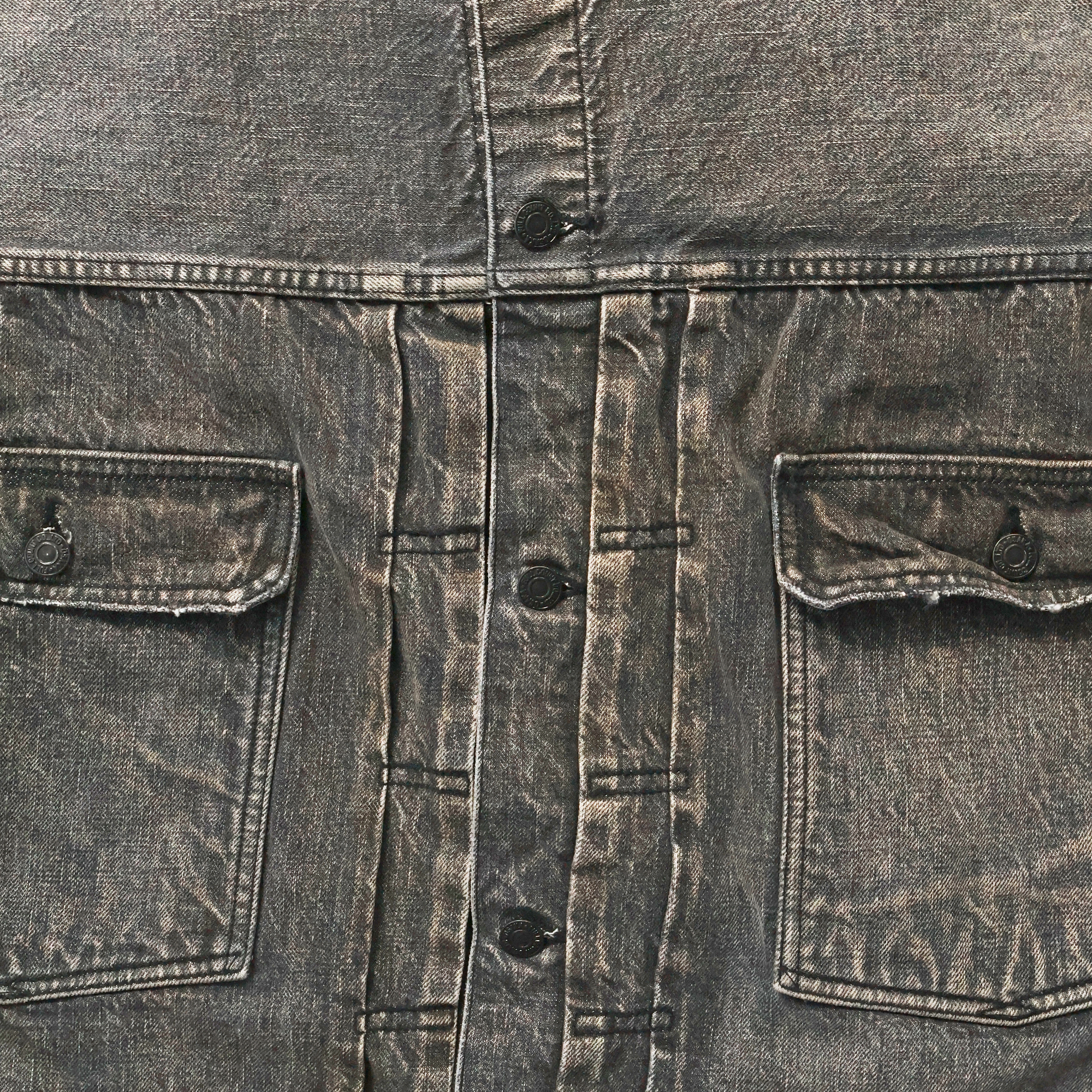 【2025AW】2103BKHW Type 2 Oversized Black Denim Jacket “Dartford”