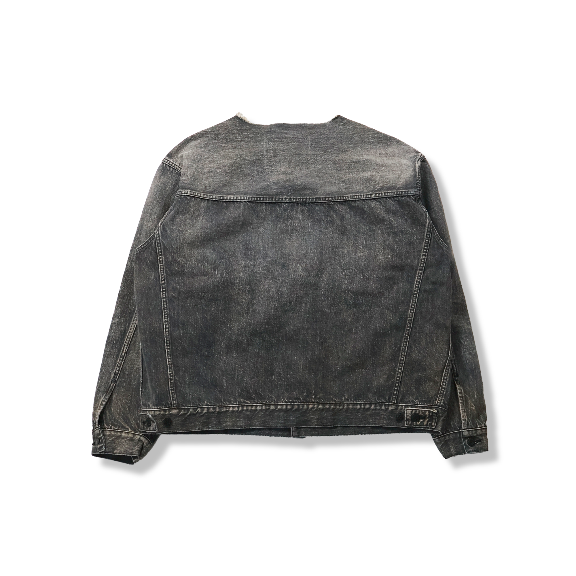 【2025AW】2103BKHW Type 2 Oversized Black Denim Jacket “Dartford”