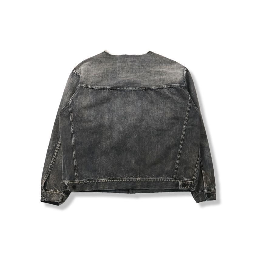 【2025AW】2103BKHW Type 2 Oversized Black Denim Jacket “Dartford”