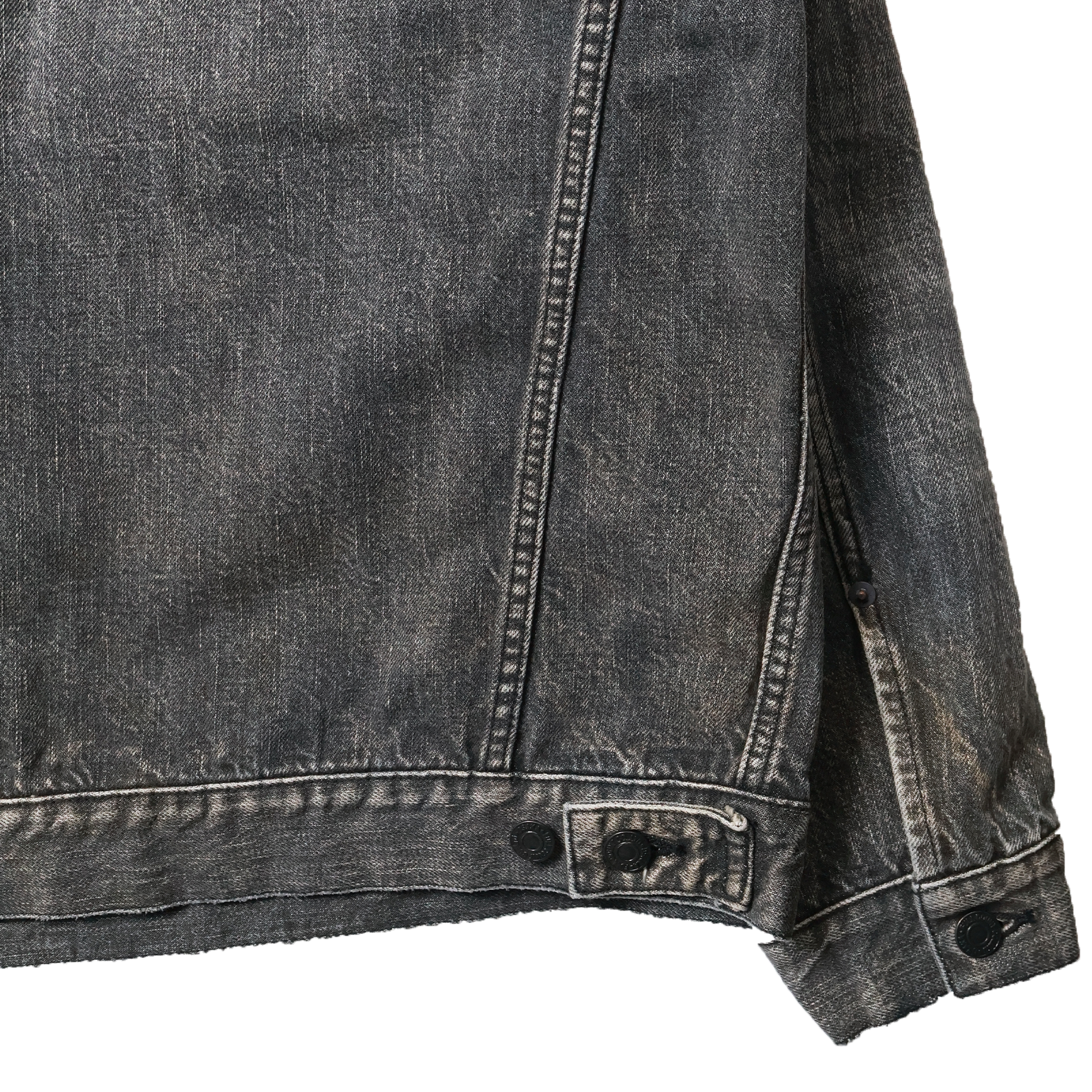 【2025AW】2103BKHW Type 2 Oversized Black Denim Jacket “Dartford”