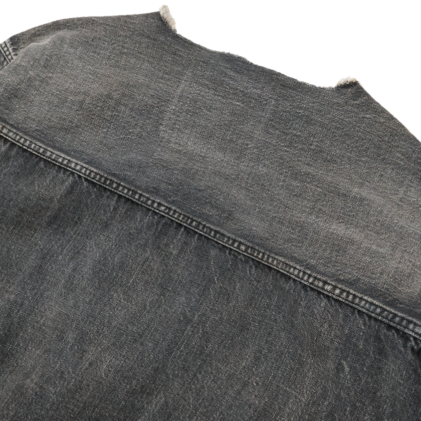 【2025AW】2103BKHW Type 2 Oversized Black Denim Jacket “Dartford”