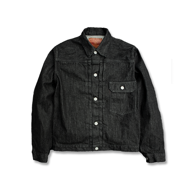 2107BK Type 1 Black Denim Jacket