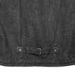 2107BKSS Type 1 Black Denim Jacket (Super Smooth)