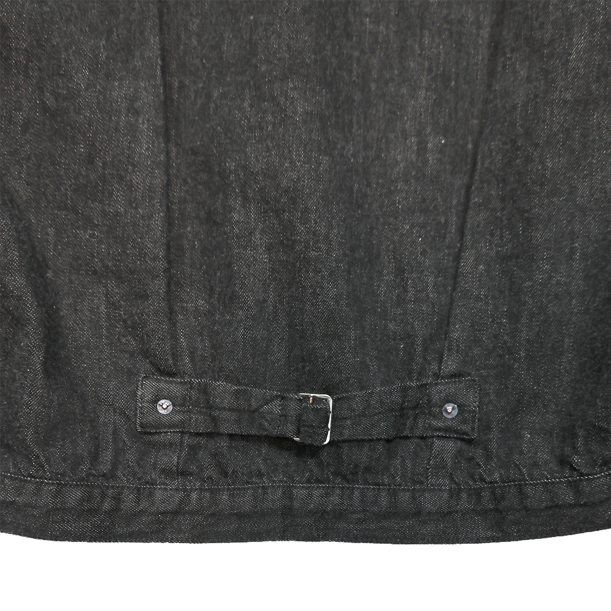 2107BKSS Type 1 Black Denim Jacket (Super Smooth)