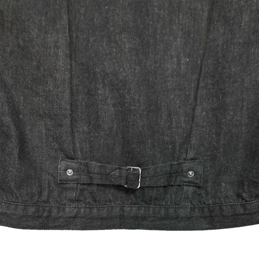 2107BKSS Type 1 Black Denim Jacket (Super Smooth)