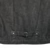 2107BKSS Type 1 Black Denim Jacket (Super Smooth)