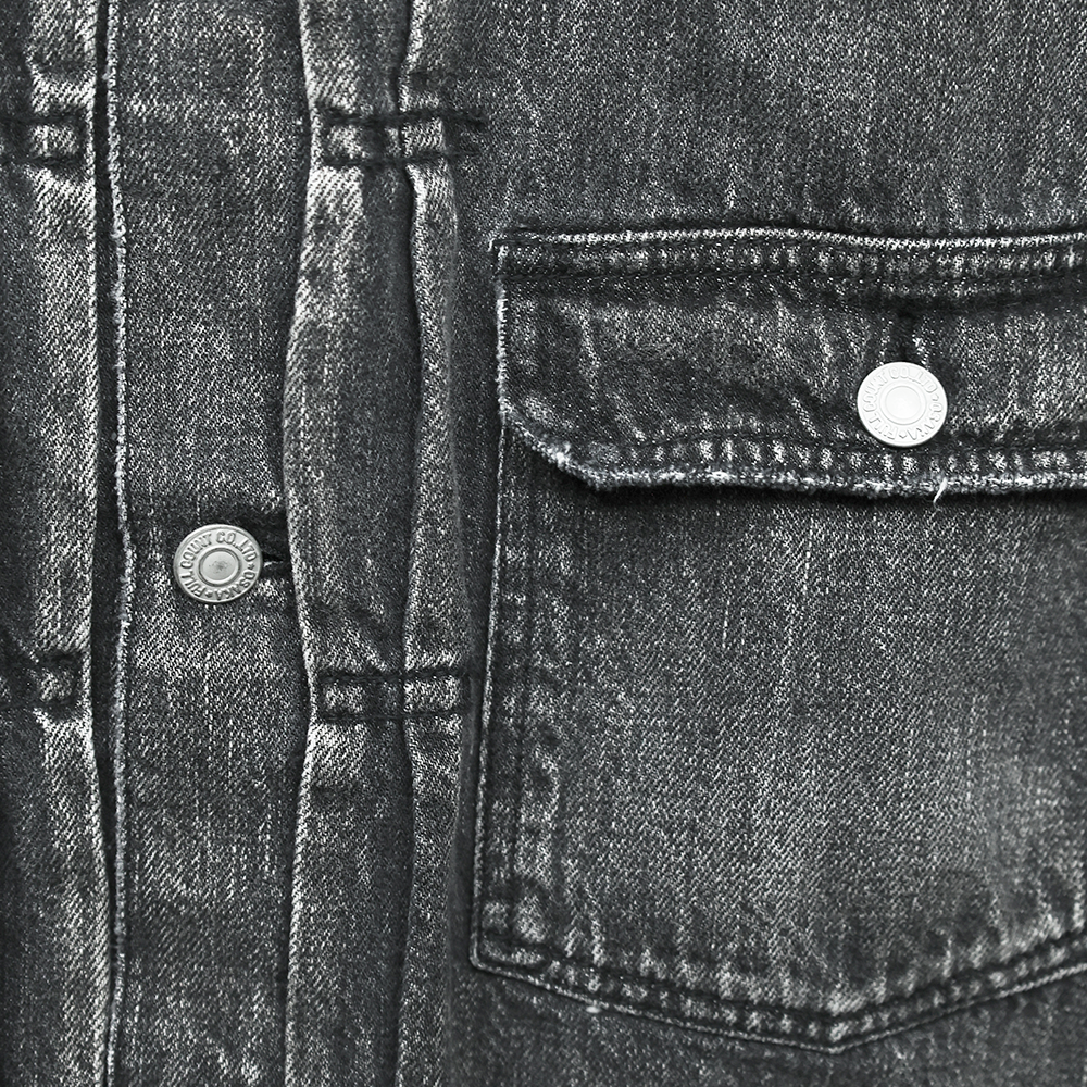 【2025AW】2107BKSSHW Type 1 Black Denim Jacket Dartford (Super Smooth)