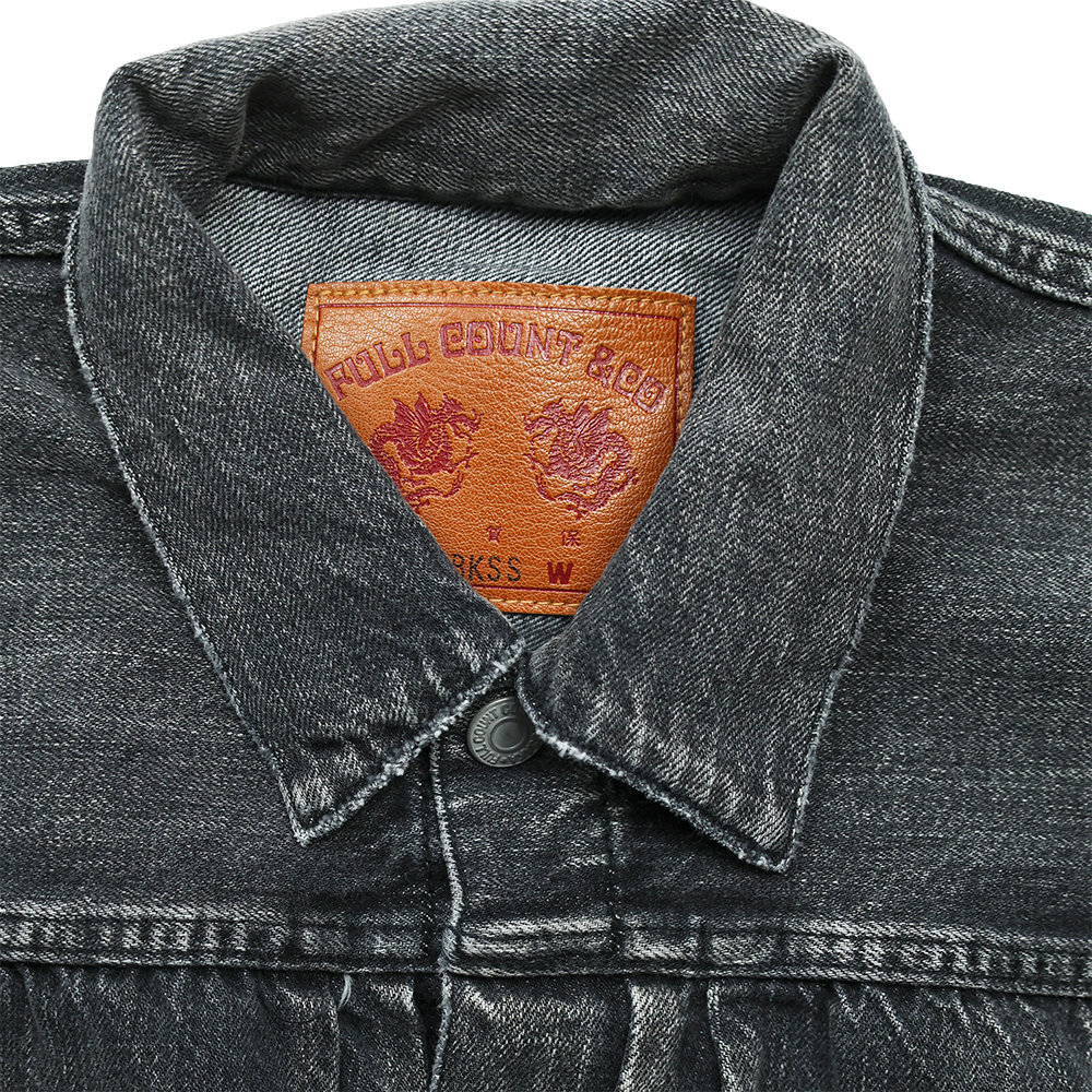 【2025AW】2107BKSSHW Type 1 Black Denim Jacket Dartford (Super Smooth)