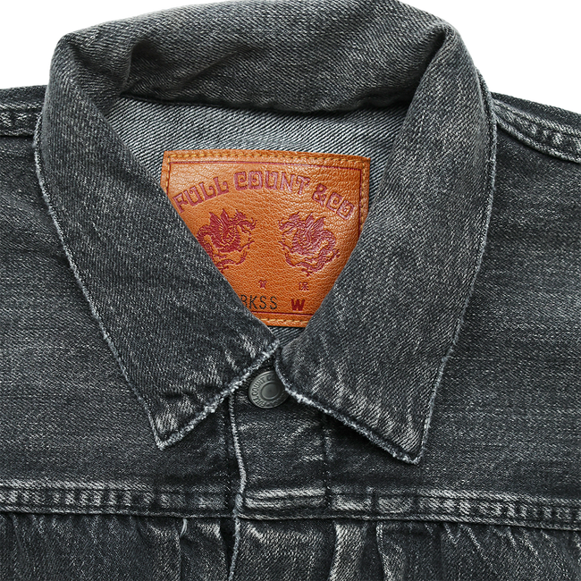 【2025AW】2107BKSSHW Type 1 Black Denim Jacket Dartford (Super Smooth)