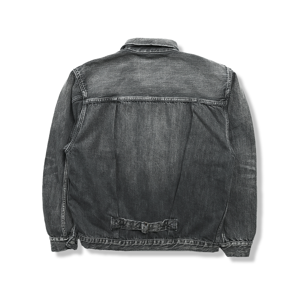 【2025AW】2107BKSSHW Type 1 Black Denim Jacket Dartford (Super Smooth)