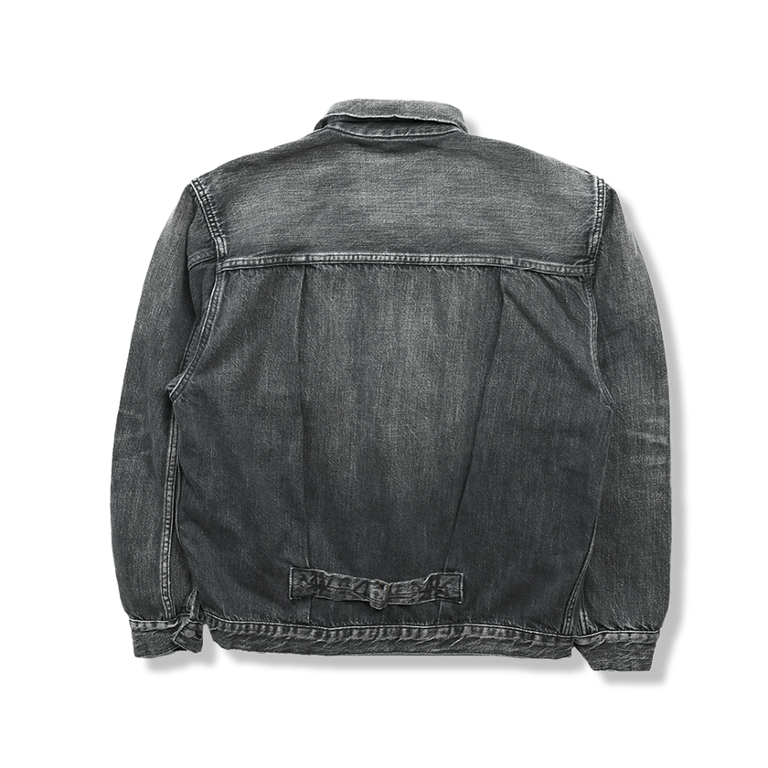 【2025AW】2107BKSSHW Type 1 Black Denim Jacket Dartford (Super Smooth)