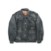 2107BKSSHW Type 1 Black Denim Jacket Dartford (Super Smooth)