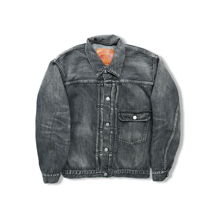 2025AW】2107BKSSHW Type 1 Black Denim Jacket Dartford (Super