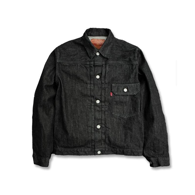 2107BK Type 1 Black Denim Jacket