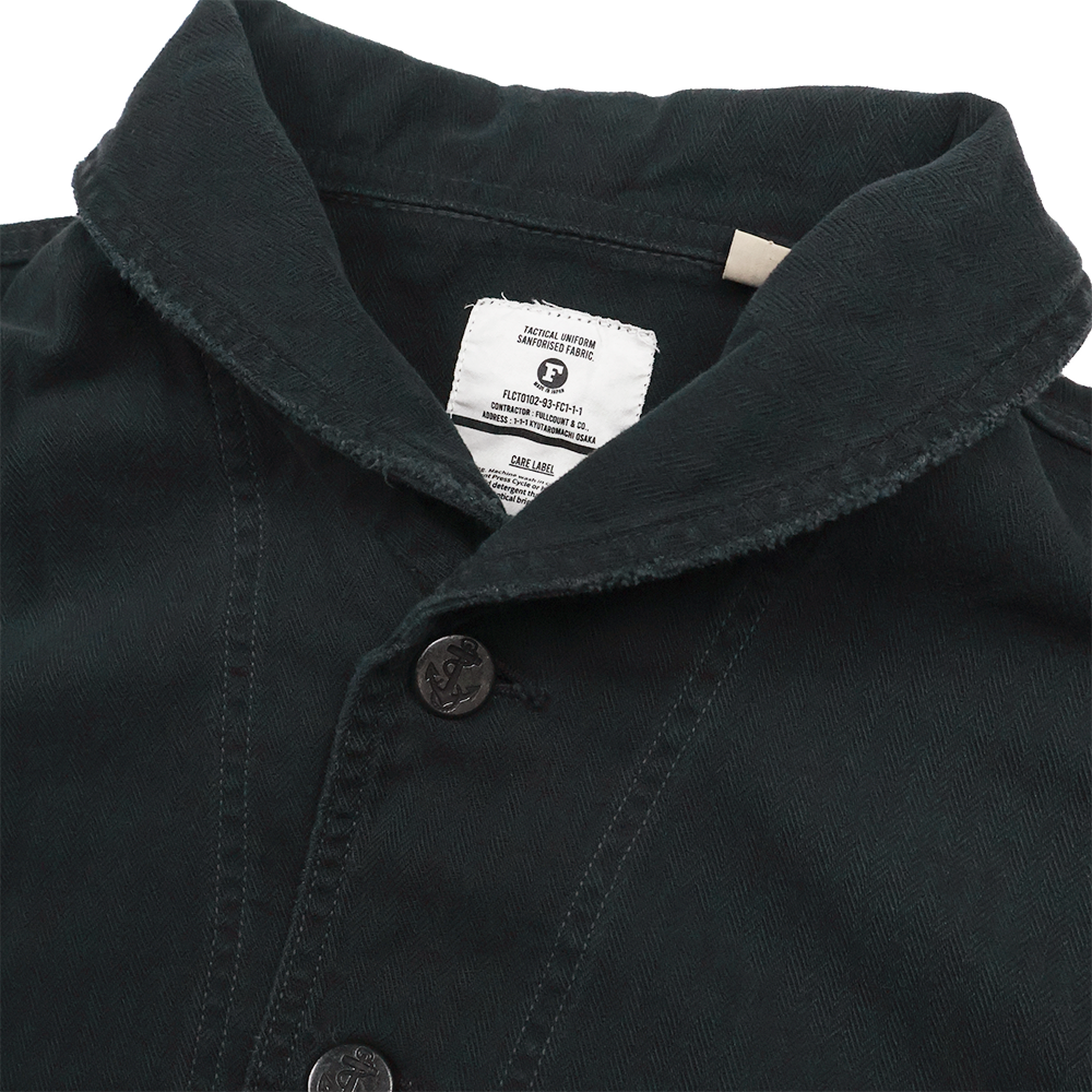 【2026SS】2052VE-2 USN Shawl Collar Herringbone Coverall VE(Vintage Effect)