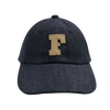 【2026SS】6843L 6Panel Low-Crown Denim Baseball ’F’ Cap