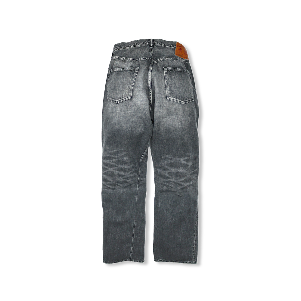 【2025AW】0105BKSSHW Wide Black Selvedge Denim Dartford(Super Smooth)