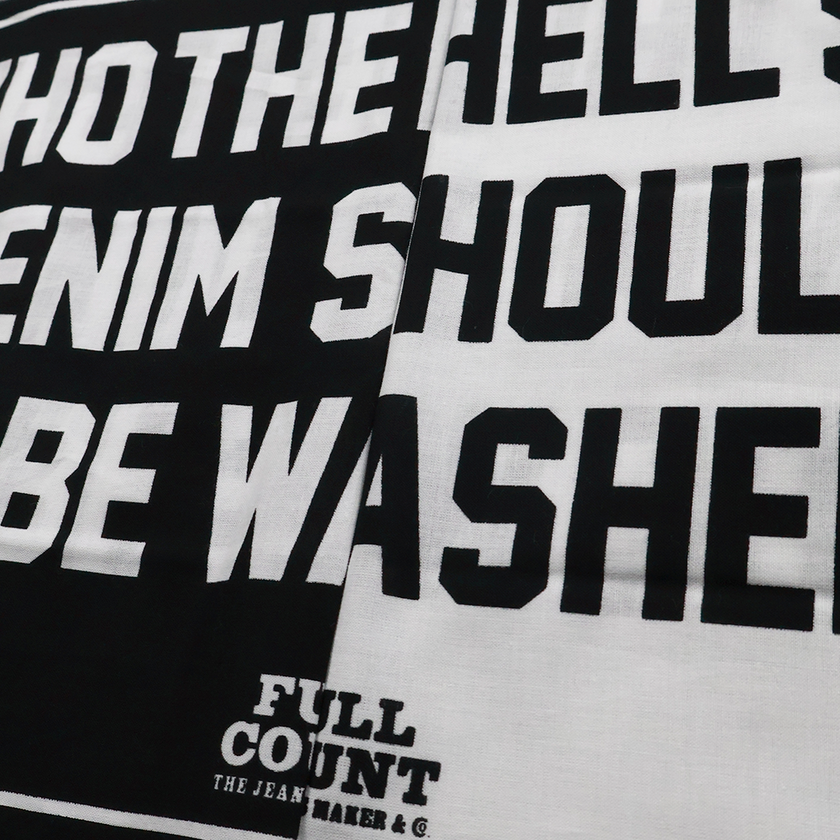 【2026SS】6033 WHO THE HELL SAID DENIM SHULDN’T BE WASHED! 　Tenugui