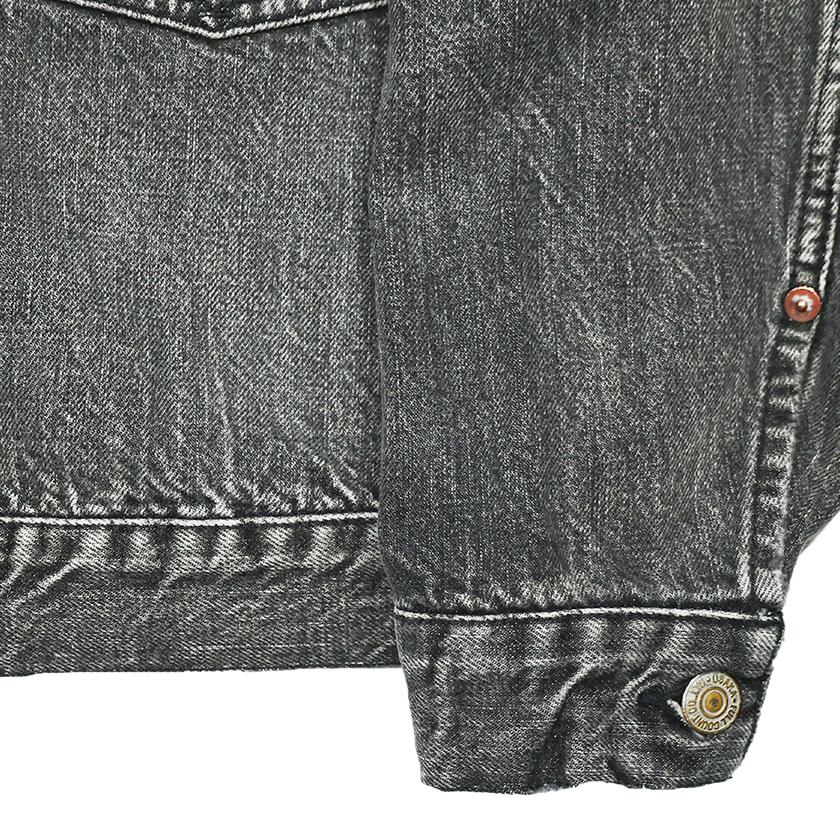 2102BKHW Type 2 Black Denim Jacket Dartford