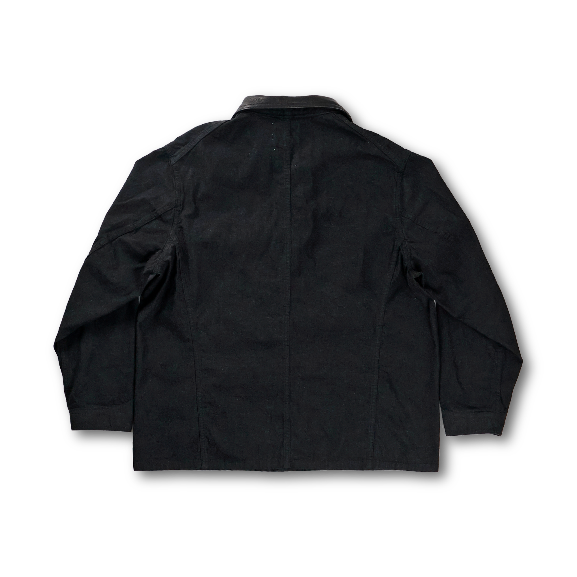 【26AW】GFC2001 Leather Collar Denim Chore Jacket