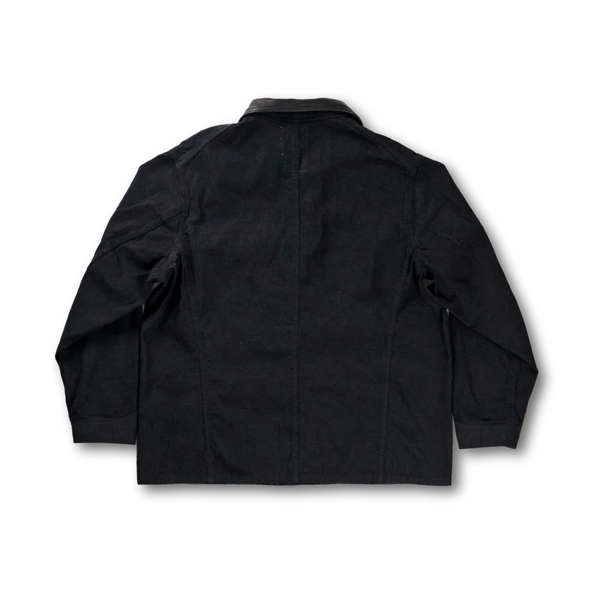 【26AW】GFC2001 Leather Collar Denim Chore Jacket