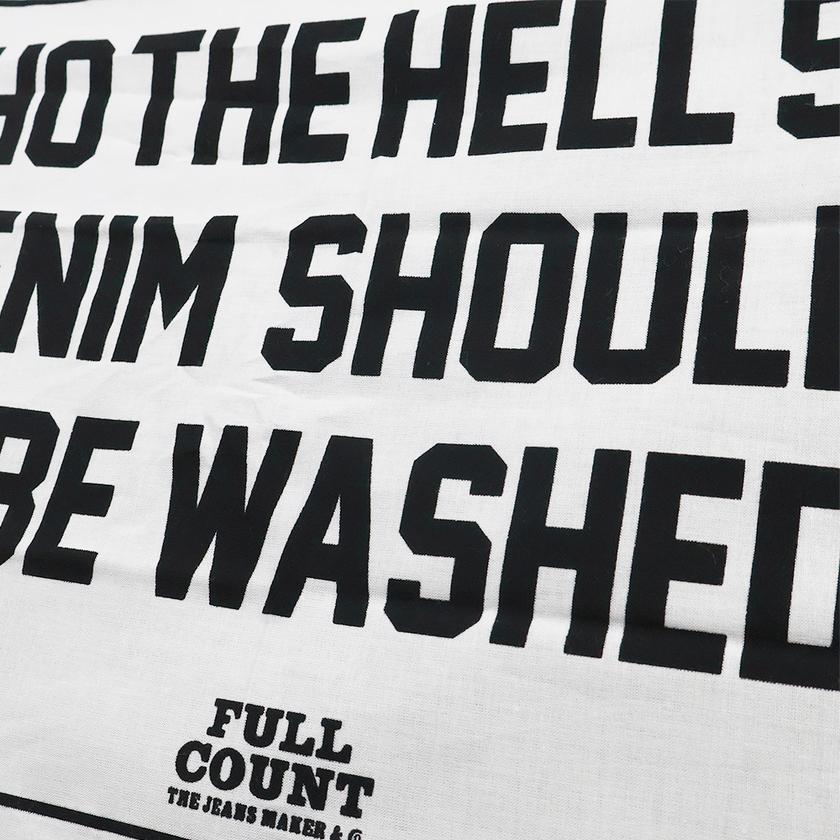 【2026SS】6033 WHO THE HELL SAID DENIM SHULDN’T BE WASHED! 　Tenugui