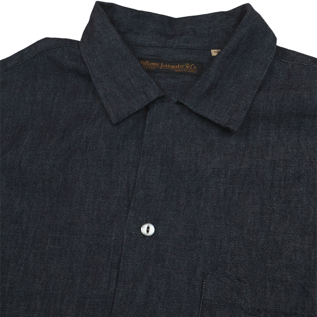 【2026SS】4100-2 Denim Open Collar S/S Shirt