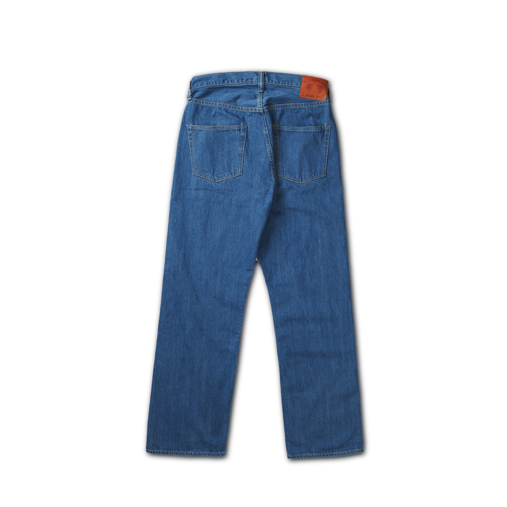 0105HS Wide Denim Stone Washed