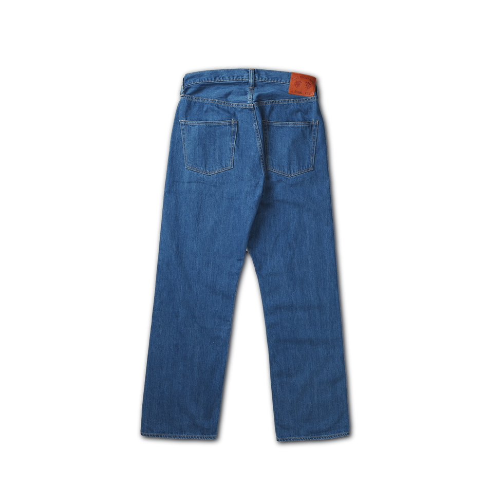 0105HS Wide Denim Stone Washed
