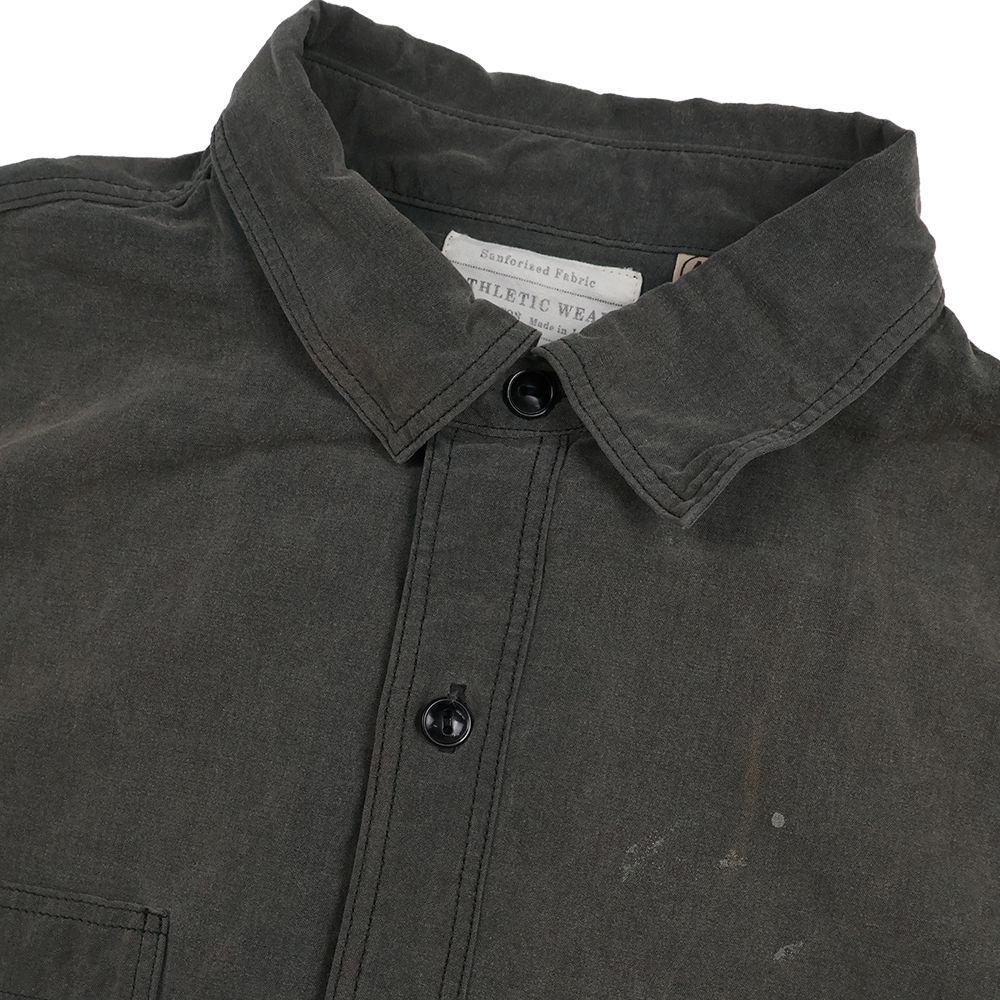 【2026SS】4091LVE 20’s Black Cotton/Linen Farmers Shirt VE (Vintage Effect)