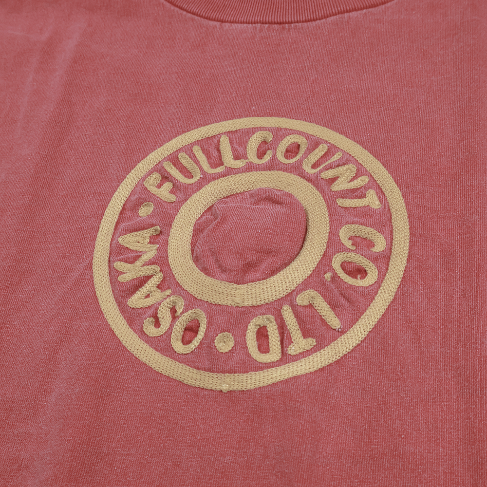 【2026SS】5504-4 Embroidery T “Tack Button” VE (Vintage Effect)