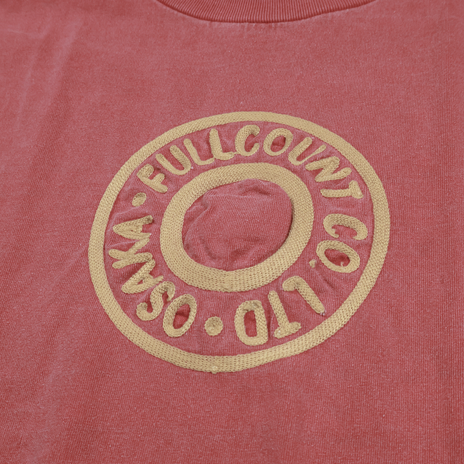 【2026SS】5504-4 Embroidery T “Tack Button” VE (Vintage Effect)