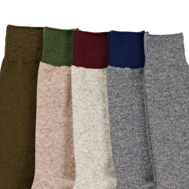 【26AW】6110-5 Wool Cashmere Military Socks