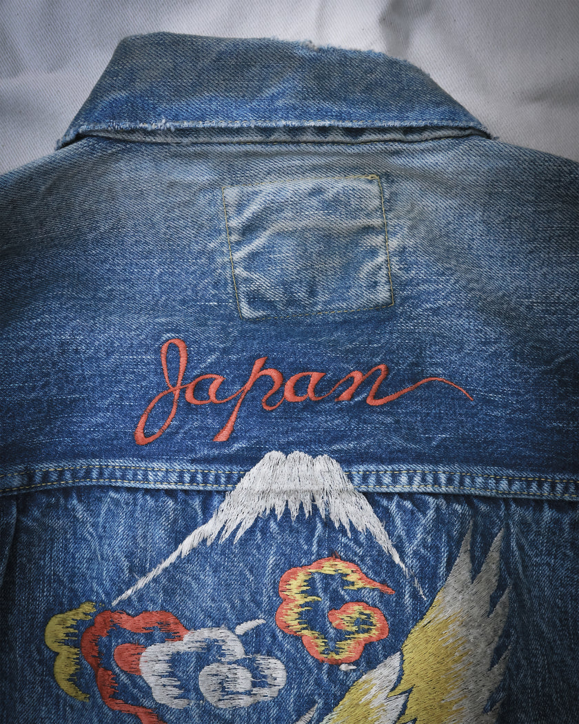 【2025AW】2016-2107E Souvenir Embroidery Type 1 Denim Jacket HW “More Than Real”