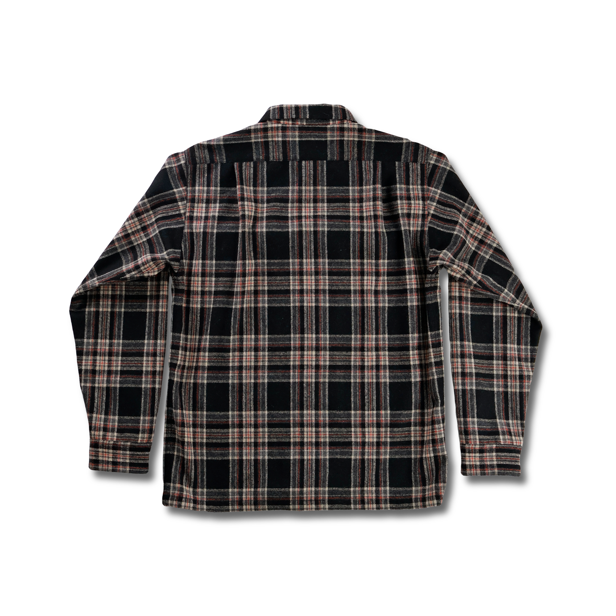 【26AW】4103 Wool Twill Tartan Check Open Collar Shirt